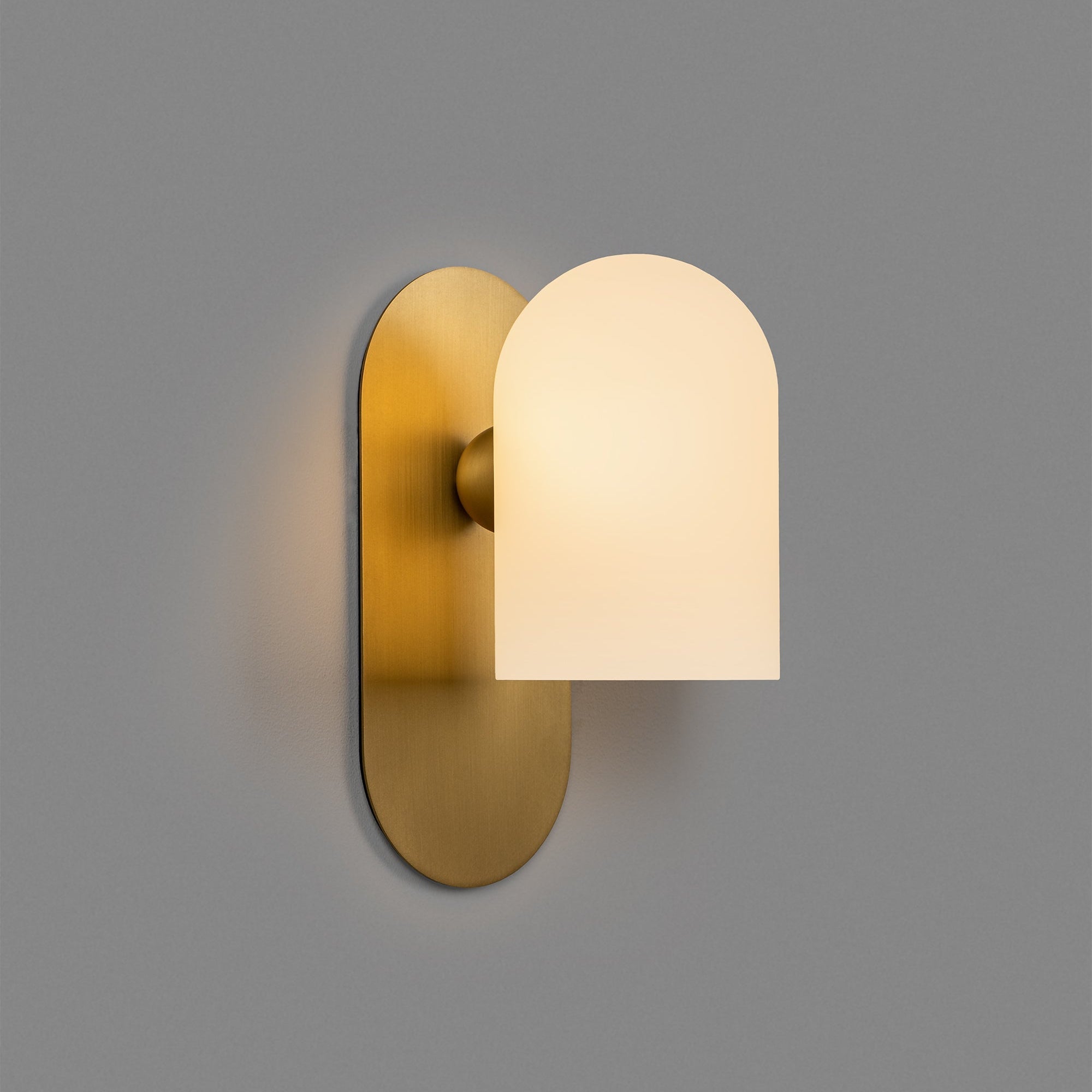 Schwung Odyssey Burnished Brass Wall Light | Small